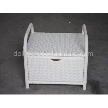 Aluminium Multi funktionale Rattan Outdoor Aufbewahrungsbox